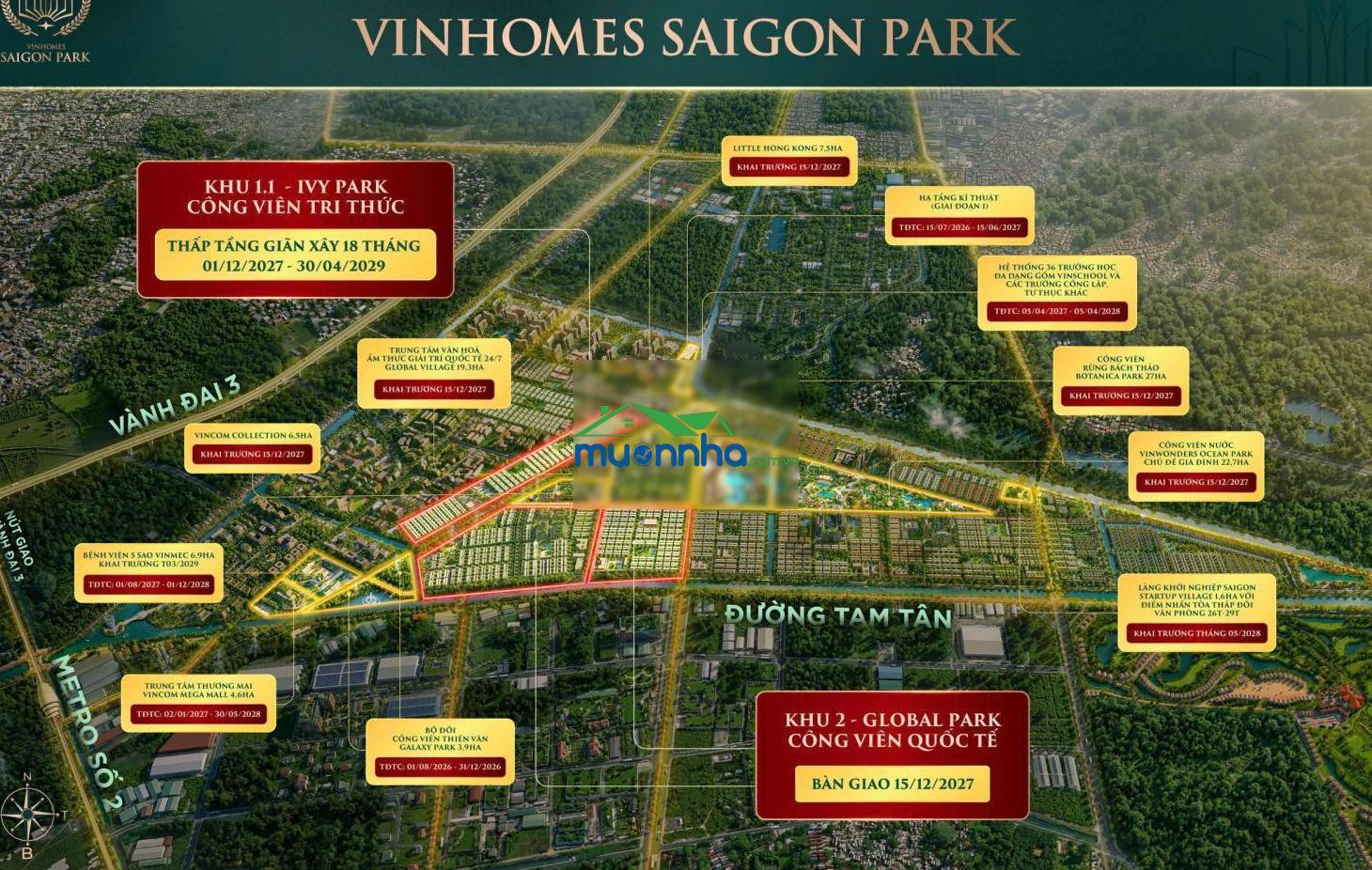 Hàng độc quyền, vinhomes saigon park hóc môn nhà phố 1 trệt 3 lầu full giá chỉ từ 5 tỷ - 3
