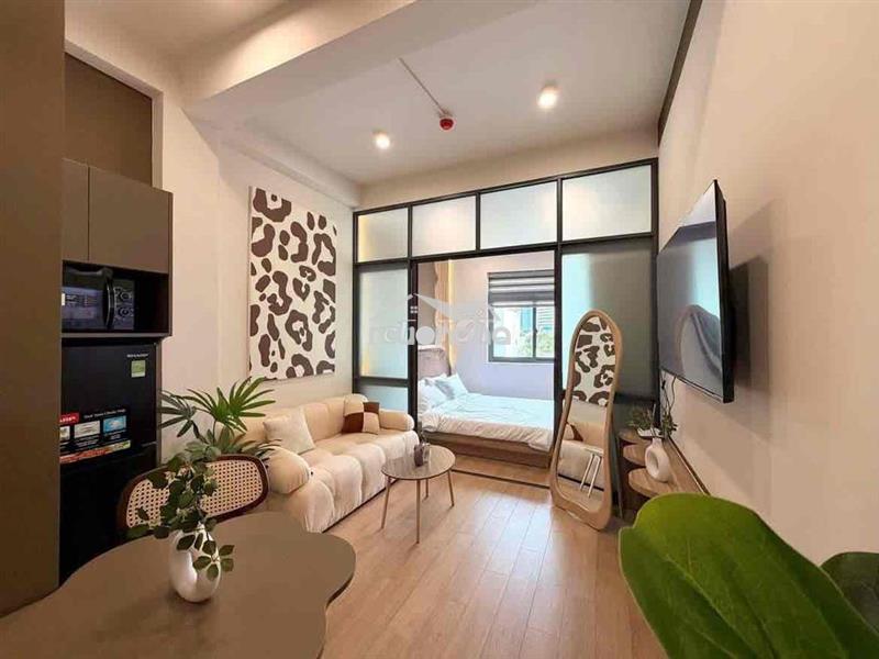 Căn hộ lê quang định full nội thất 46m2 trung tâm thành phố cửa sổ lớn