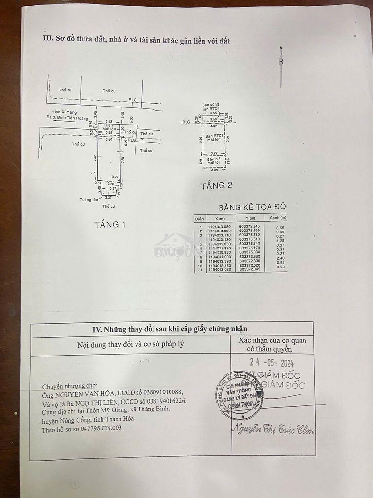 Bán nhà 82/44 lê văn duyệt, phường gia định  - 2