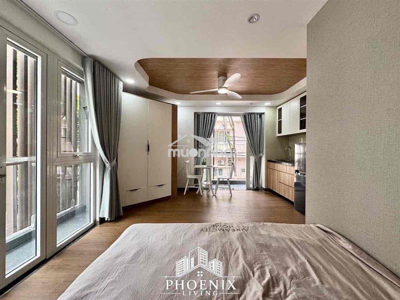 Cho thuê studio 2 ban công cực thoáng - ngay văn lang cơ sở 3