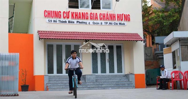 Bán căn hộ cc khang gia chánh hưng tầng 10 view đẹp - kèm nội thất.
