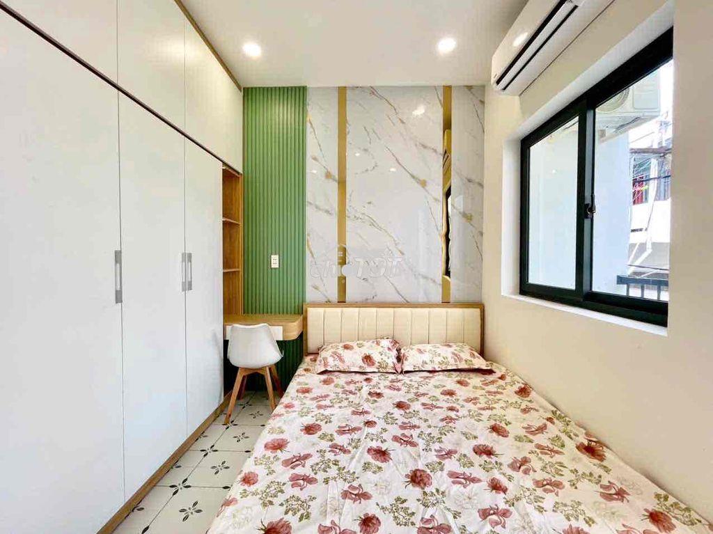 Nhà phố 31m2 1 trệt 2 lầu btct 4pn 3wc full nội thất hxh trường chinh - 4
