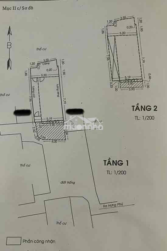Bán gấp 70m2 đất tặng nhà 2 tầng, shr nhỉnh 5 tỷ