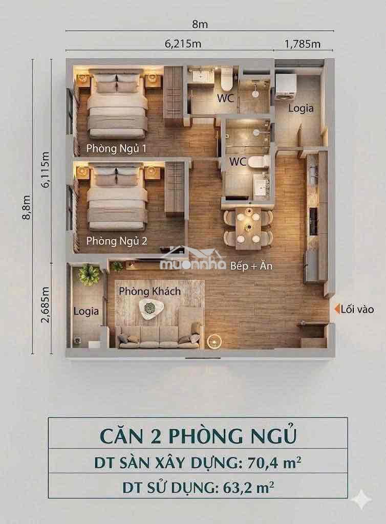 Sở hữu căn hộ đầy đủ nội thất cao cấp tại phường trảng bom đồng nai - 3
