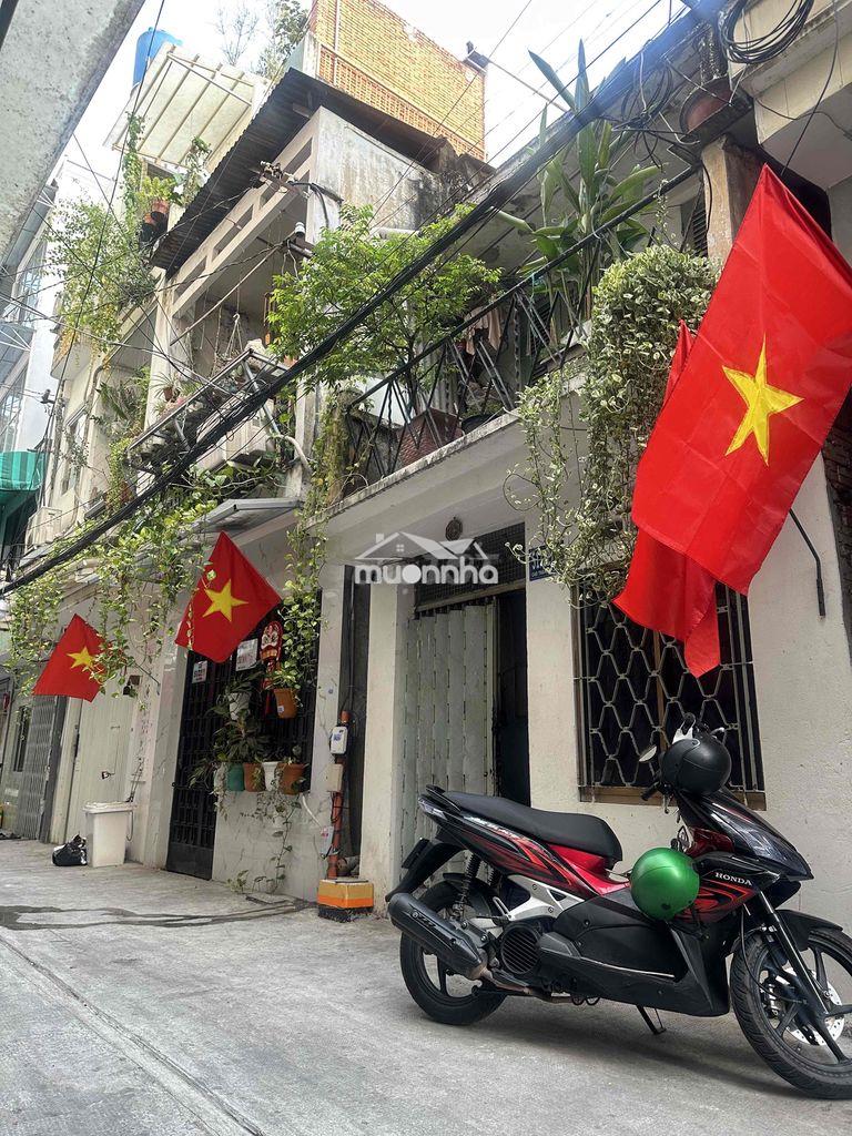 Nhà cao thắng q3 - hẻm xe hơi thông - nhà cũ tiện xây - chỉ 5.55 tỷ - 2
