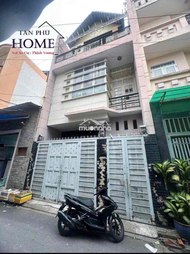 Hẻm 6m thông gò dầu_tân quý_6x13m_đúc 3 tấm 3pn sân thượng