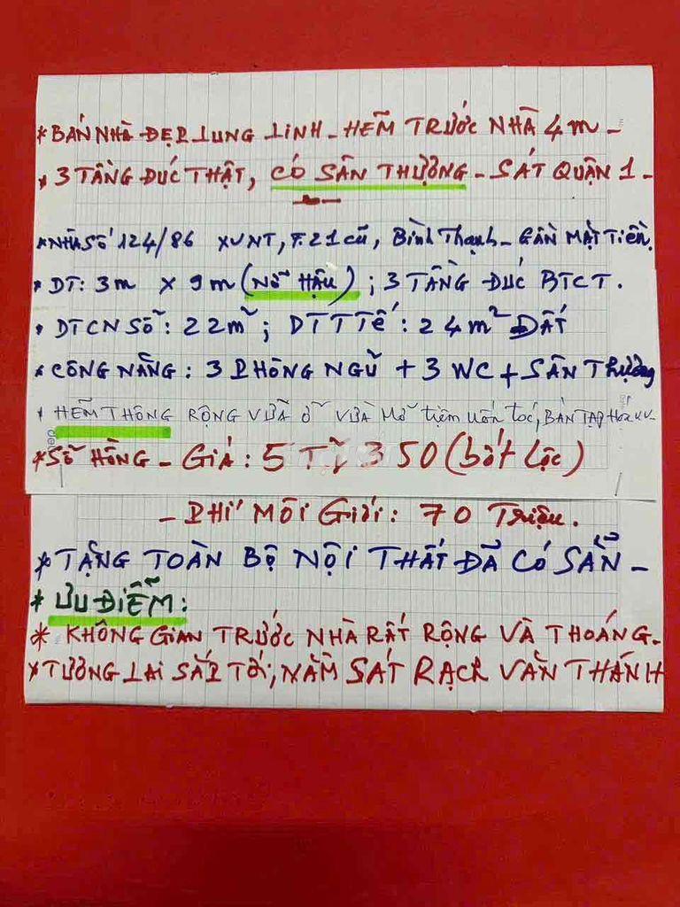 Bán nhà đẹp lung linh, hẻm trc nhà 4m, 3 tầng đúc thật, có sân thượng - 4