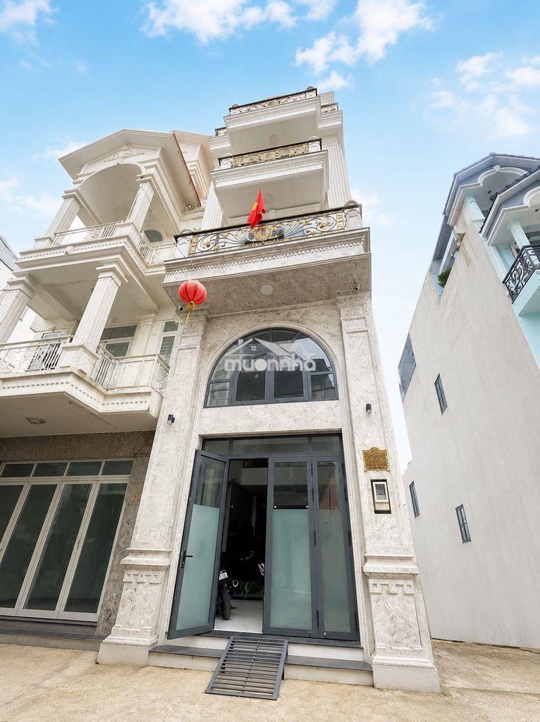 Bán nhà gò xoài, 100m2, ngang 5x20m, 4 tầng, 5pn, 3wc, hẻm ô tô 6m, tl