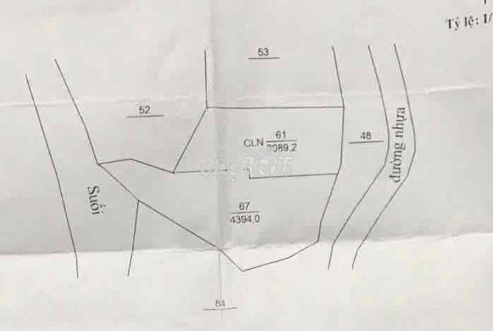 2tỷ bán nhanh lô đất 8xào huyện di linh - lâm đồng (200tr/xào)