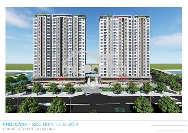 Cho thuê conic riverside 2 phòng ngủ 2 toilet - 3