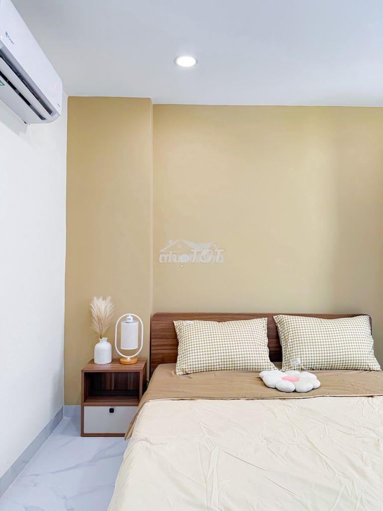 Chính chủ cho thuê căn hộ studio mới toanh - ban công - máy giặt riêng - 3