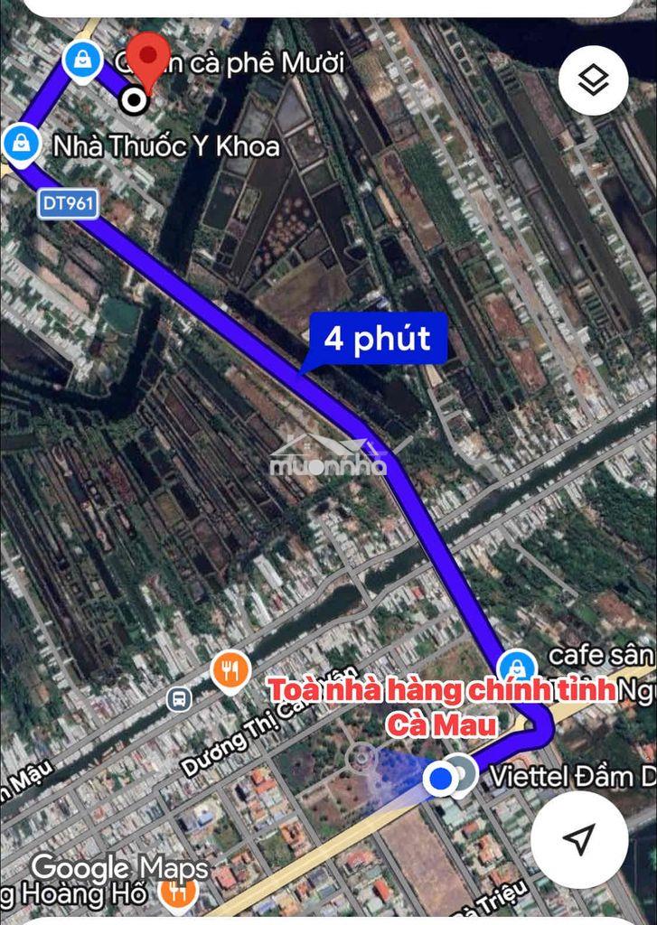 Đất đang làm nhà vườn cách chợ nguyễn trãi ( phường 9 cũ ) 170m,