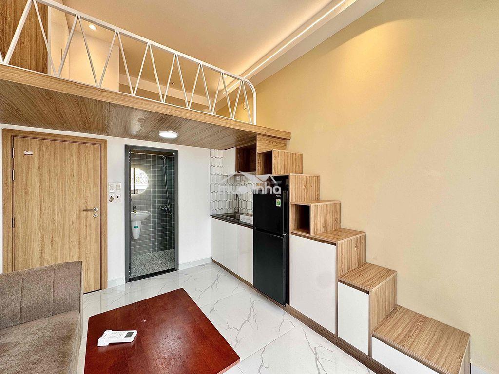 Cho thuê căn hộ có gác full nội thất ban công đường phạm văn chiêu - 3