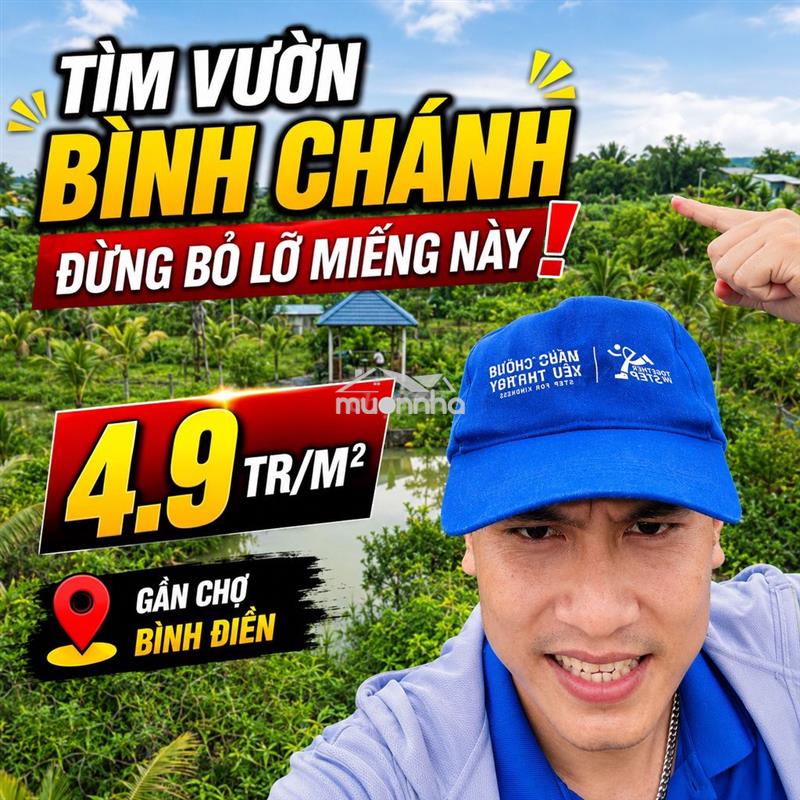 Tìm vườn 1400m² thì ghé miếng này nha anh (chị) yêu