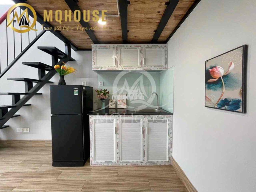 Căn hộ mini duplex gác cao 2m có thang máy – ban công full nội thất - 2