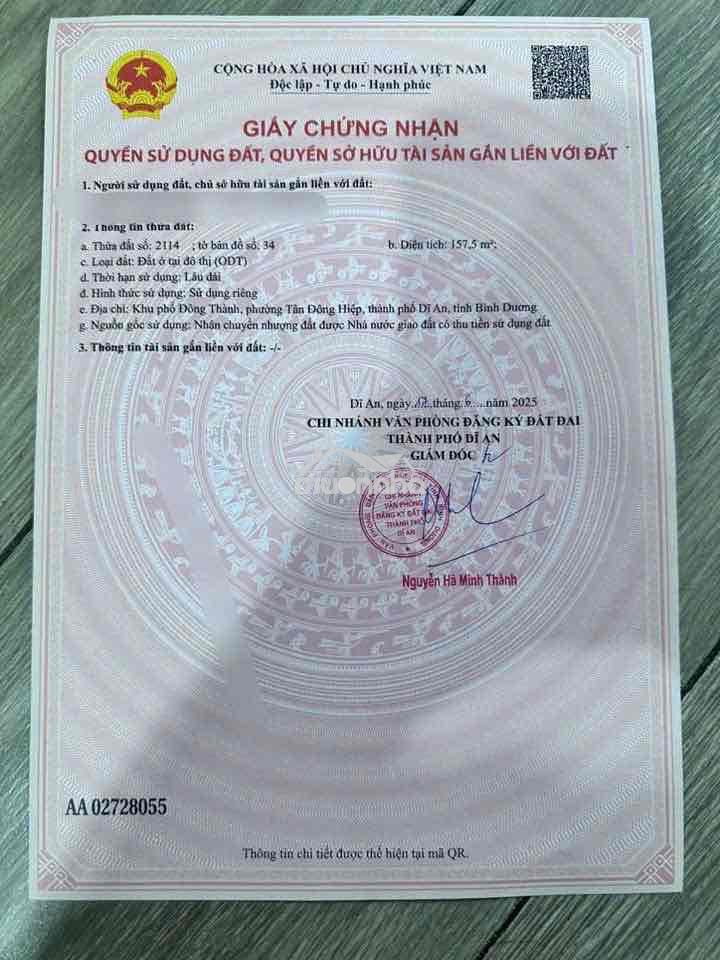 Dt 157m2 tc 100% ngay ngã ba cây điệp - 3