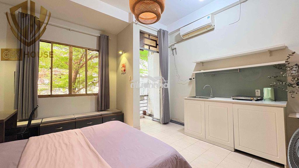 Cho thuê 1pn ban công vintage giữa lòng bến thành full tiện nghi - 4