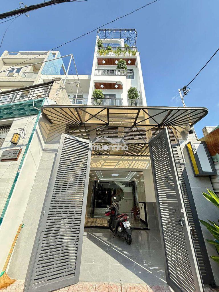Nhỉnh 6 tỷ xíu siêu phẩm 4m x 19m. 4 tầng hẻm 8m thông 1/thạnh xuân 38