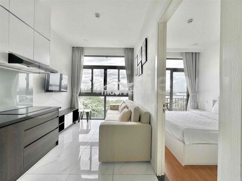 Căn hộ 1pn ban công full nội thất ngay quốc hương, cầu sài gòn, ba son