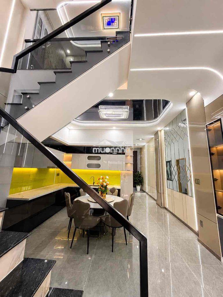 Nhà 2 lầu kế chợ dĩ an 100m2 nội thất cao cấp nhà chính chủ - 4