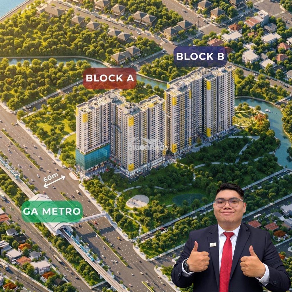 Hàng hiếm cạnh metro: căn góc 3pn 1 căn/tầng, p.khách siêu rộng - 3