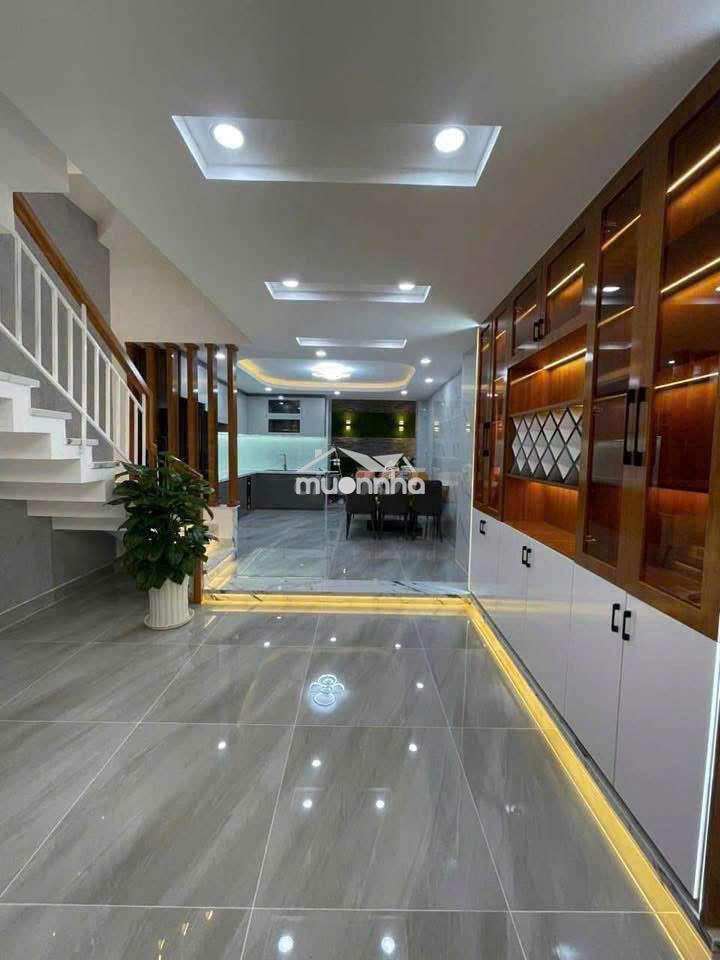 Cho thuê nhà full nội thất 4pn 6wc thạnh lộc 13 an phú đông q12 - 4
