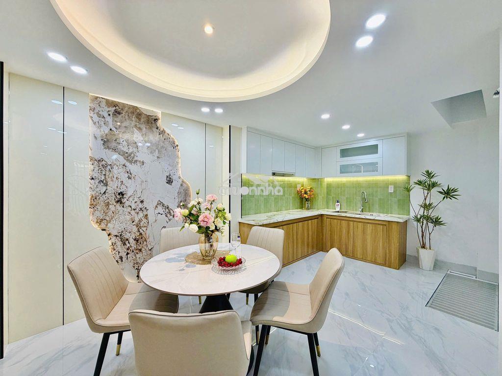 Nhà đẹp 42.5m2 nở hậu xây mới 5t, 4pn có pn trệt p. hạnh thông 7.5 tỷ - 4
