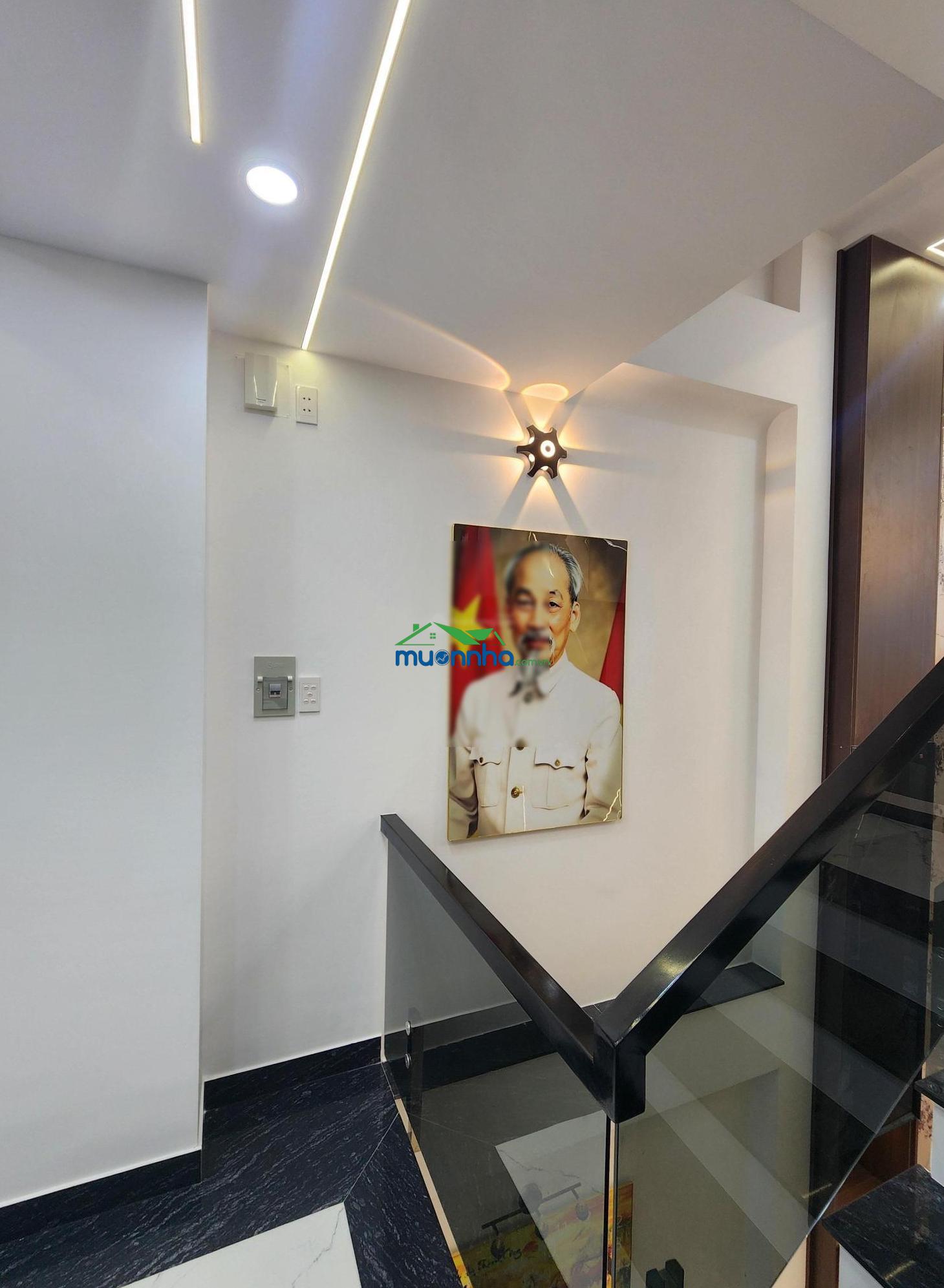 Nhà 5 phòng ngủ, dt 66m2 có phòng xông hơi dtsd 270m2 đường 6m thông cạnh lê văn quới hơn 7 tỷ - 4