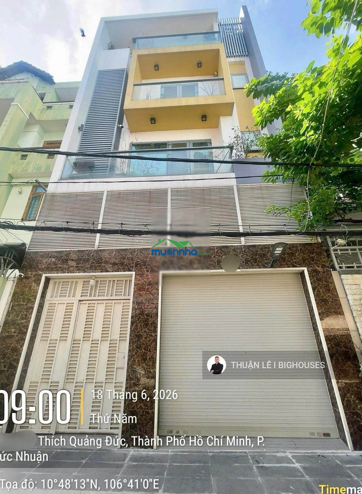 Bán nhà phú nhuận 6,8mx12m. hẻm 8m khu phan đăng lưu & thích quảng đức. 5tầng + gara xe (23,5tỷ tl) - 3