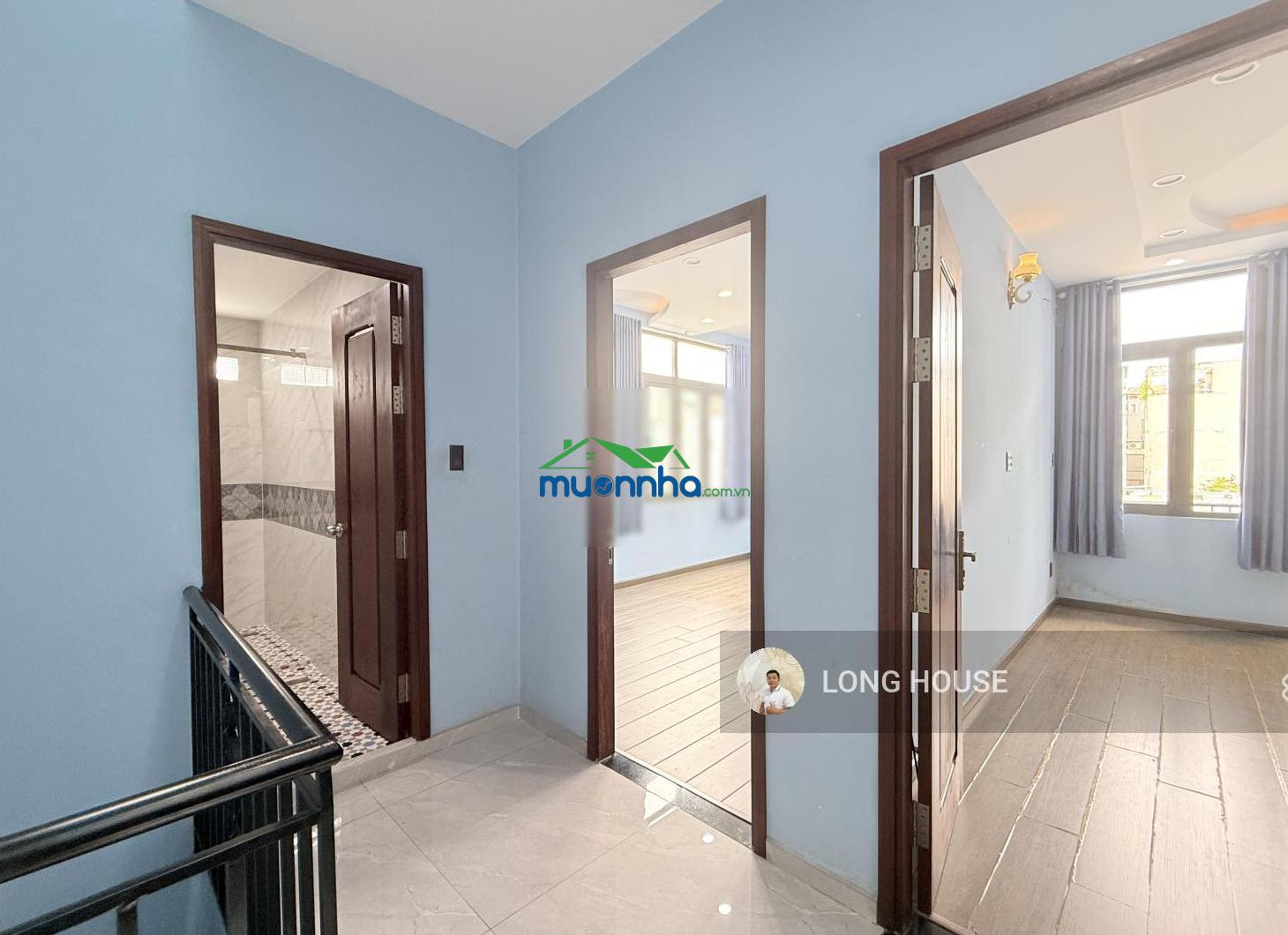 Nhà 4 tầng cách 1 căn ra mặt tiền lê quang định - hẻm trước nhà 4m, sổ nở hậu tài lộc - 4