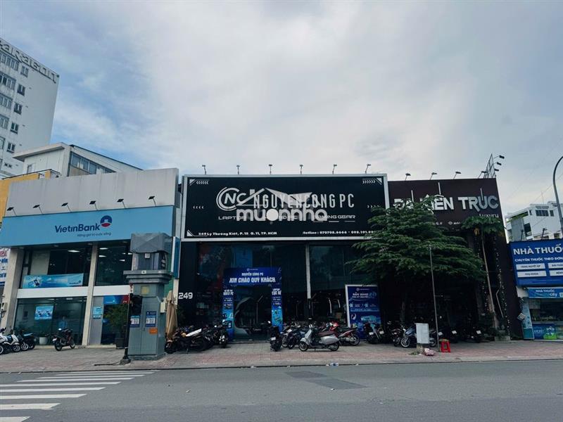 Cho thuê nhà 249 lý thường kiệt, quận 10, 165 triệu/tháng