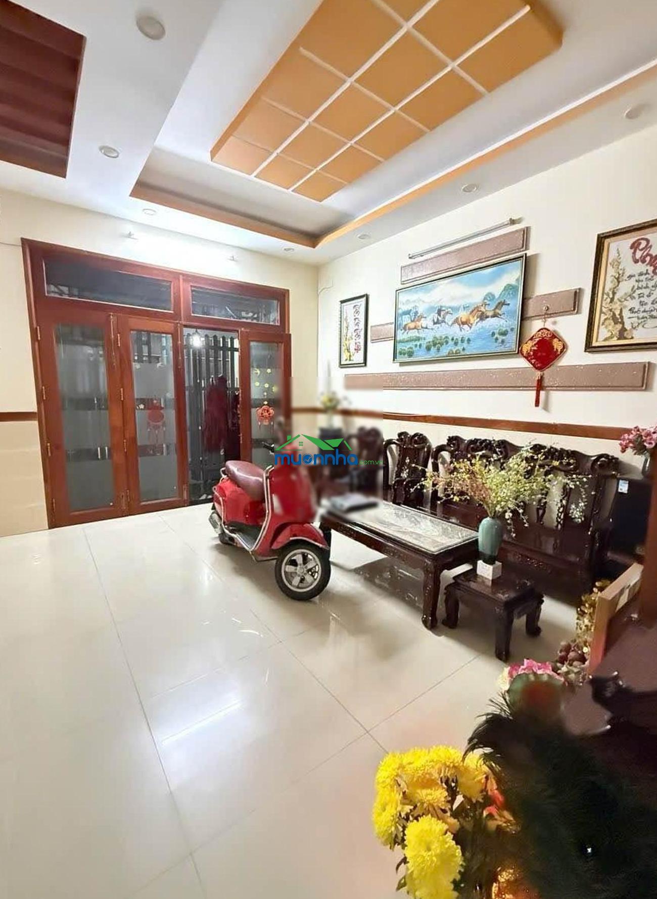 Nhà bán ngay lý thường kiệt - chợ tân bình - hẻm xe hơi thông - dt 66m² - 4 lầu - 4 pn!