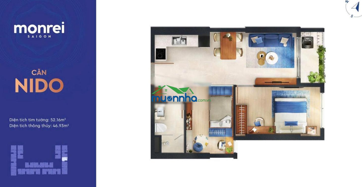 Giỏ hàng căn studio dự án monrei saigon giá rẻ view hoa hậu siêu đẹp. lh 0914 570 *** - 3