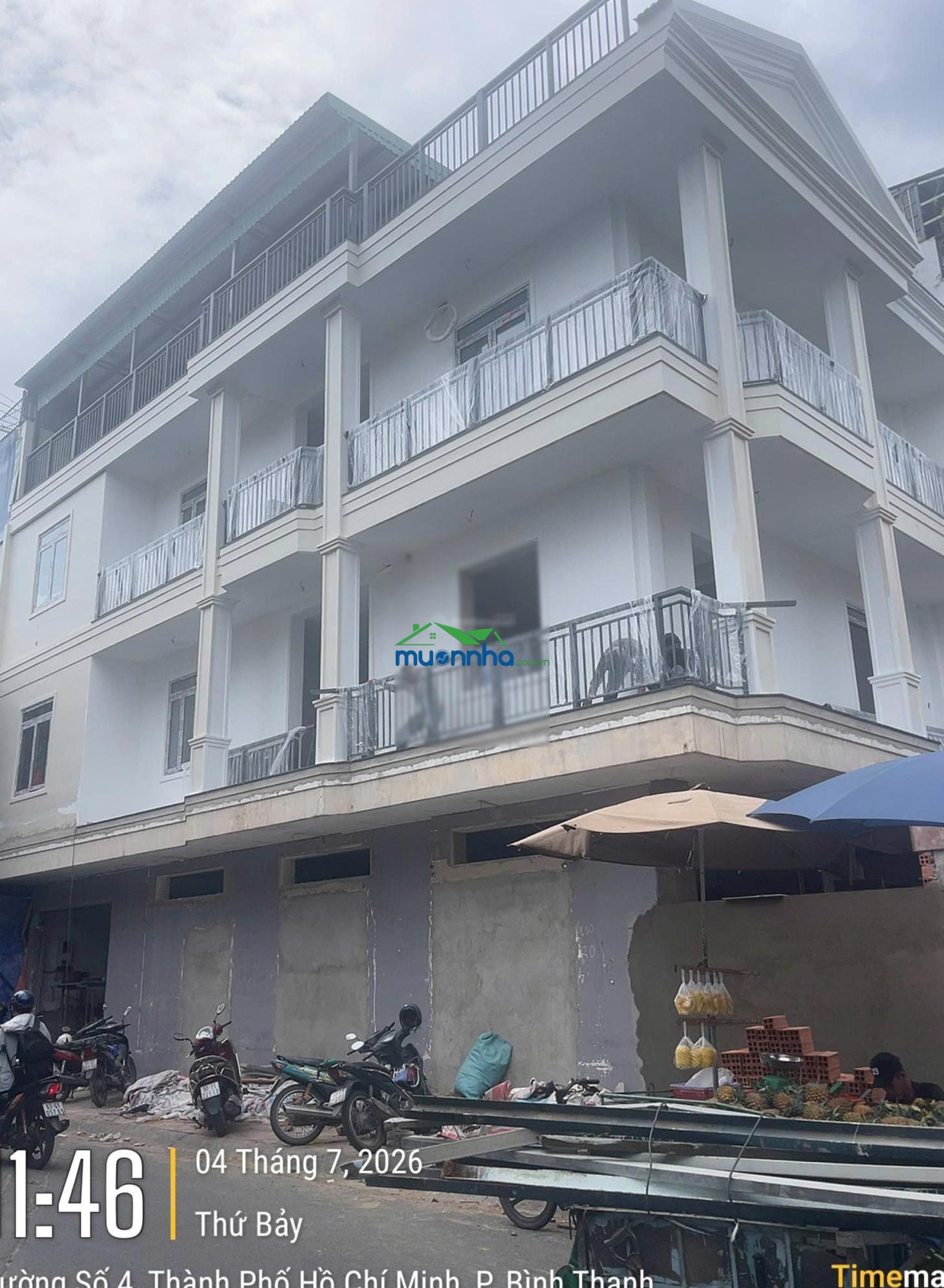 Ngộp banh bán gấp nhà 2 mặt tiền hẻm xe hơi 8 x 17 ung văn khiêm bình thạnh