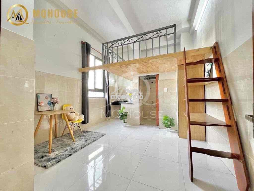 Cho thuê căn hộ cửa sổ thoáng gác cao 2m ngay vòng xoay lê đại hành - 3