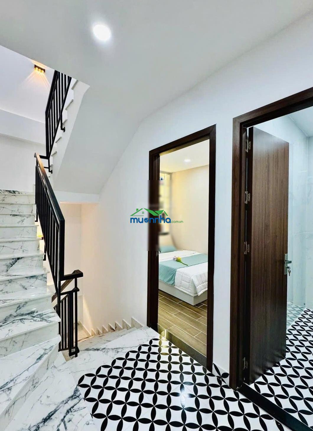 Nhà xây mới hẻm xe hơi thông gần cv làng hoa gò vấp - full nội thất - 6.79 tỷ