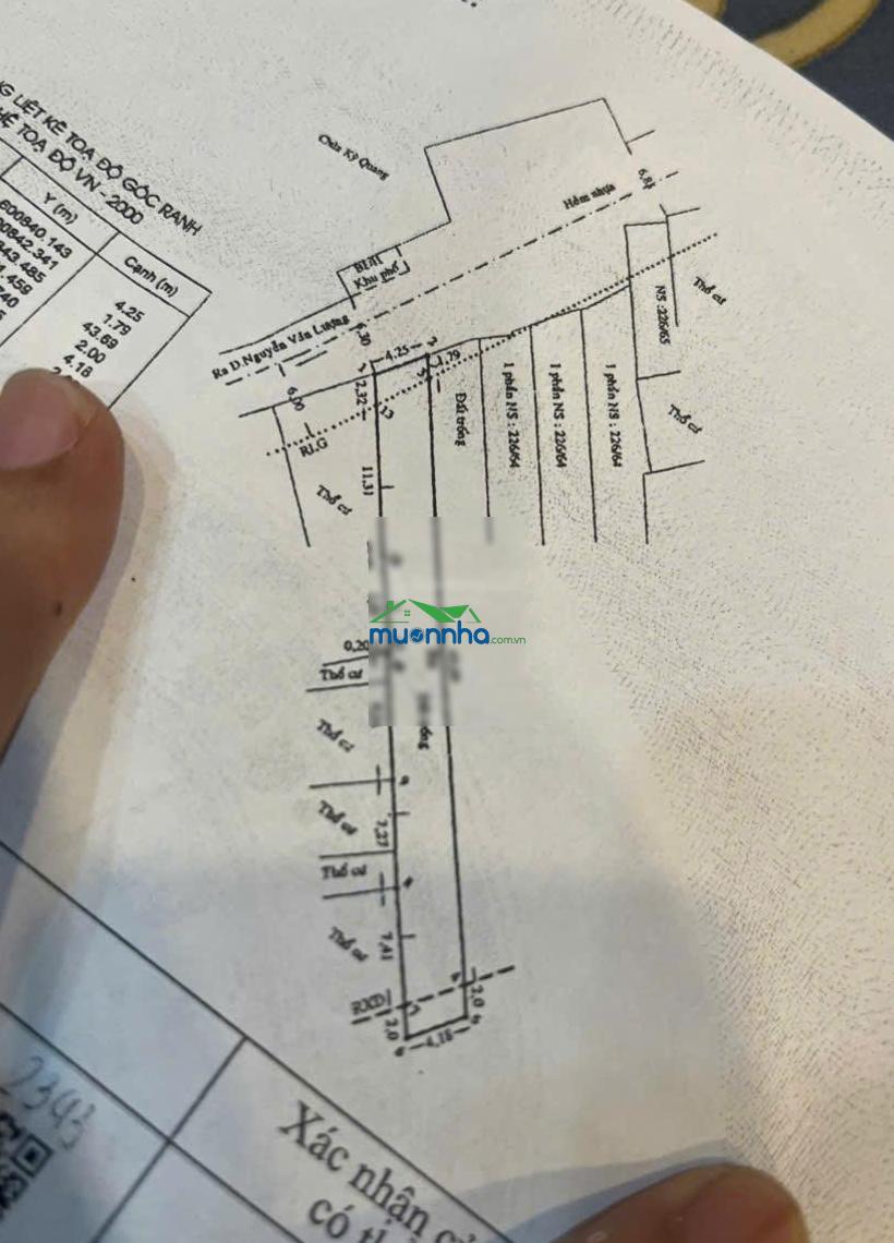 Bán nhà cấp 4 hẻm 8m nguyễn văn lượng 4,2x47 cn 194m2 giá 13 tỷ còn bớt