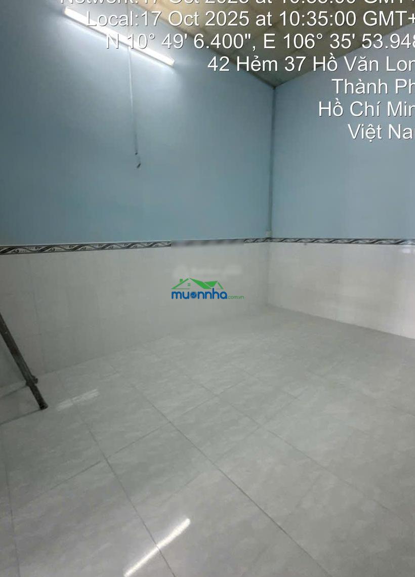 Bán nhà hẻm 6m đường hồ văn long. nhà cấp 4 tiện xây mới. giá rẻ tiện xây mới.