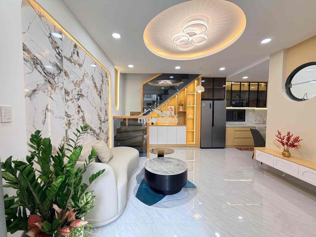 Nhà mới đẹp .vô ở lièn.chỉ còn 6.45 tỷ .phan văn trị .bình thạnh - 2