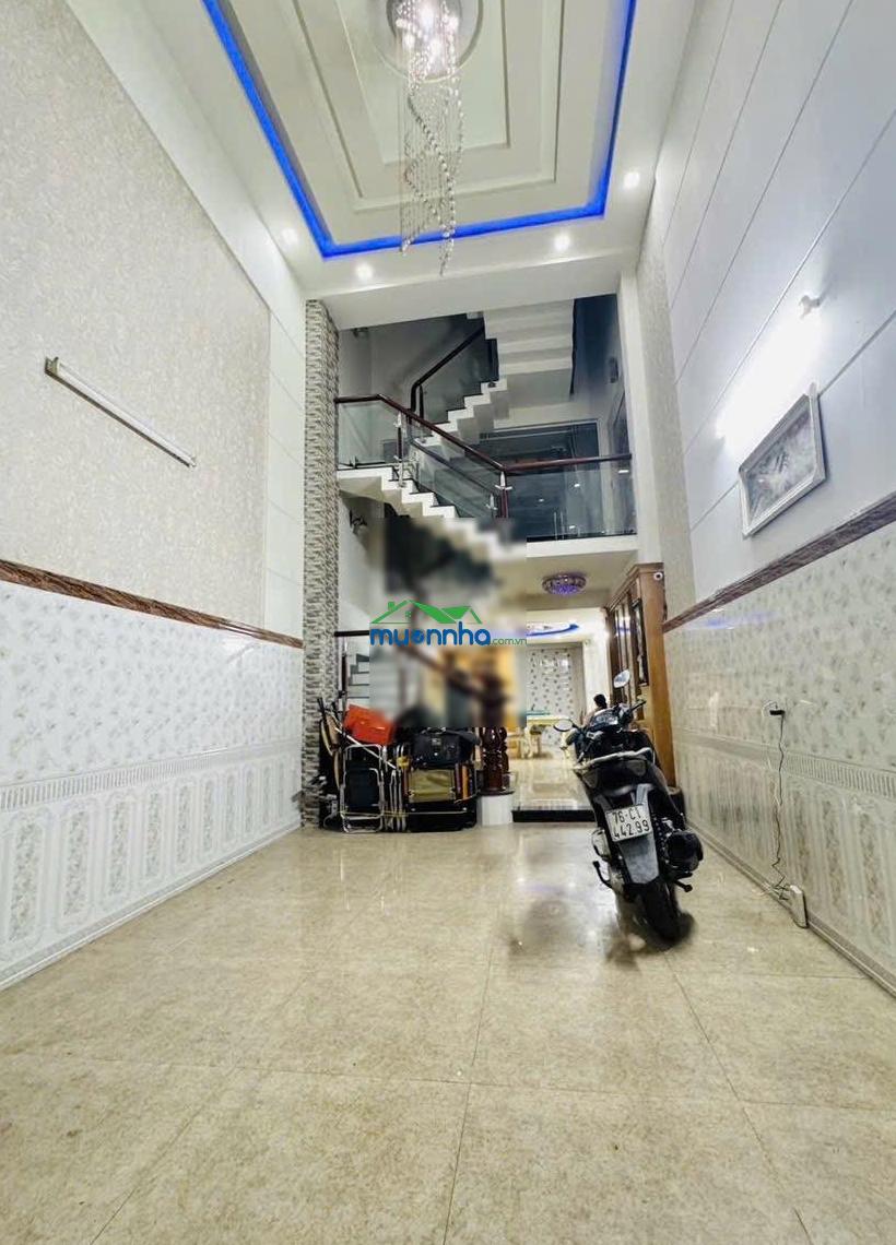 Xe hơi 8m thông-khu phân lô đồng bộ cao tầng-nhà đẹp o ngay-62m2-5tầng-5pn-6wc-cống lo p15 tb-8tỷtl