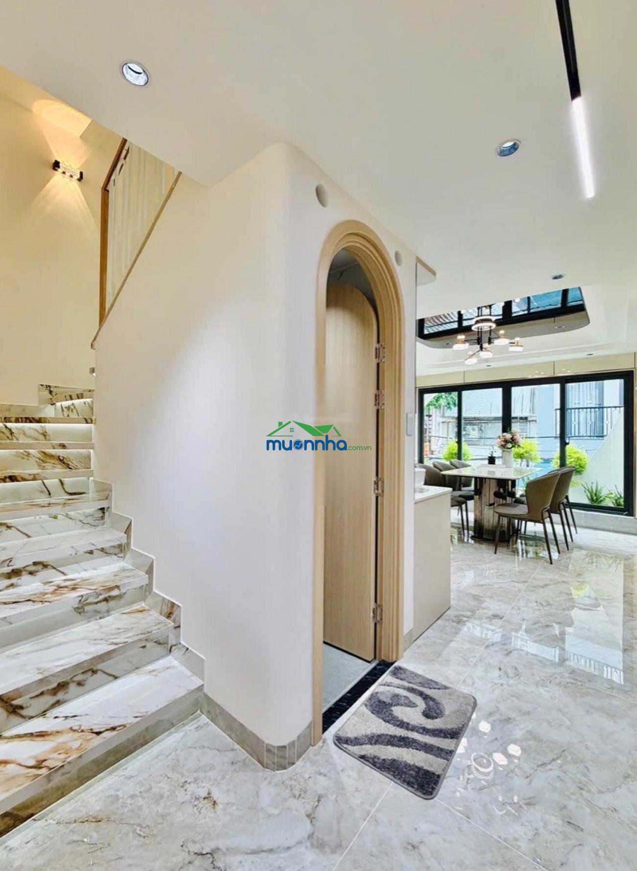 Bán nhà quang trung gò vấp - xe hơi vào nhà - 5 tầng mới xây full nội thất - giá 8.** tỷ - 2