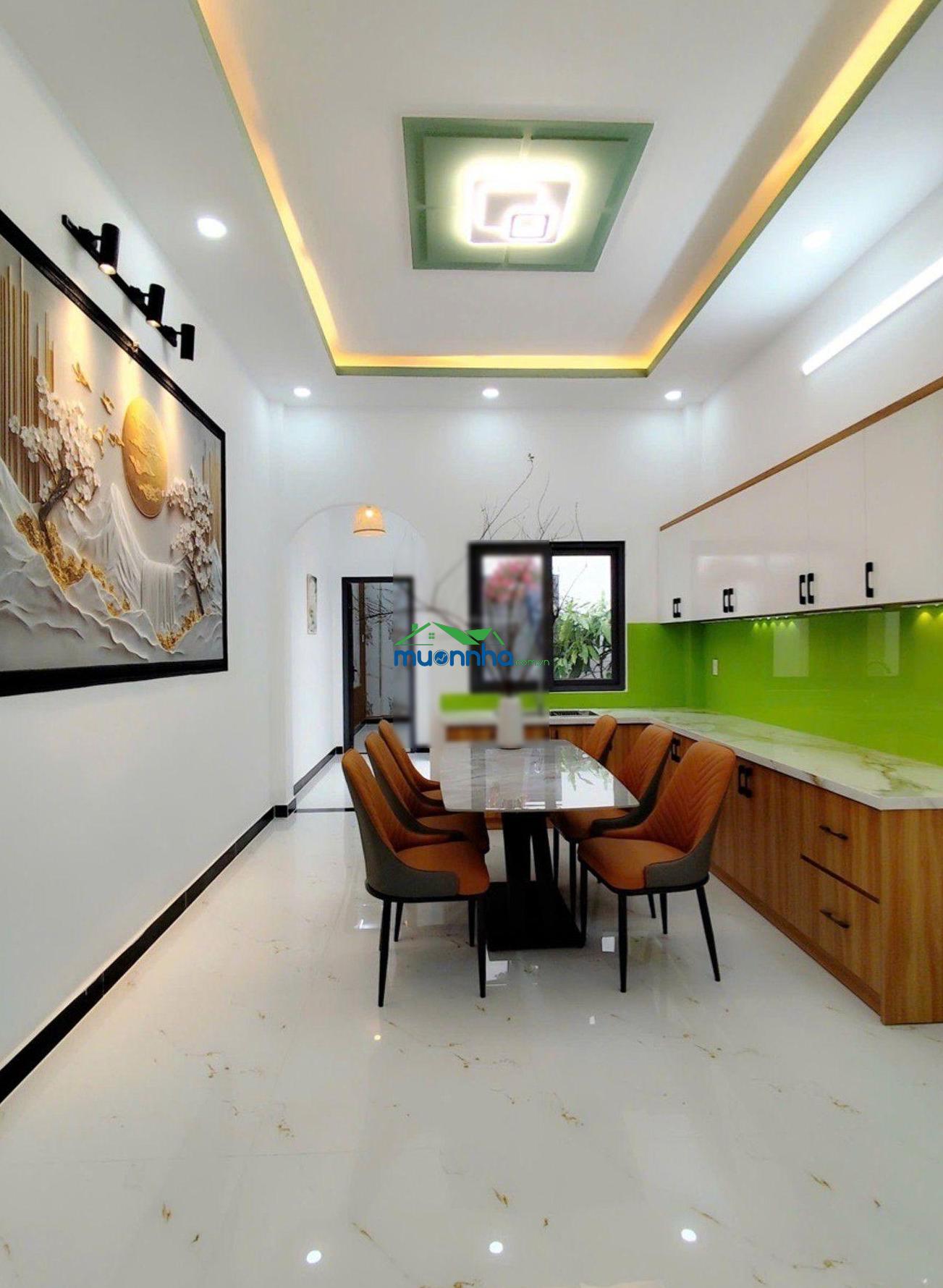 Nhà mới 3 tầng hương lộ 2, gara ô tô 80m² full nội thất, 4 pn, giá chỉ 7,7 tỷ