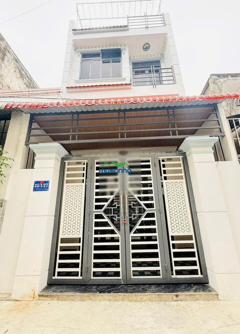 Nhà đẹp dt 4,5x16m 1trệt+ lửng 1lầu 3pn rộng 4wc sân thượng trước+sau hẻmxh trung mỹ tây q12, 5,5tỷ