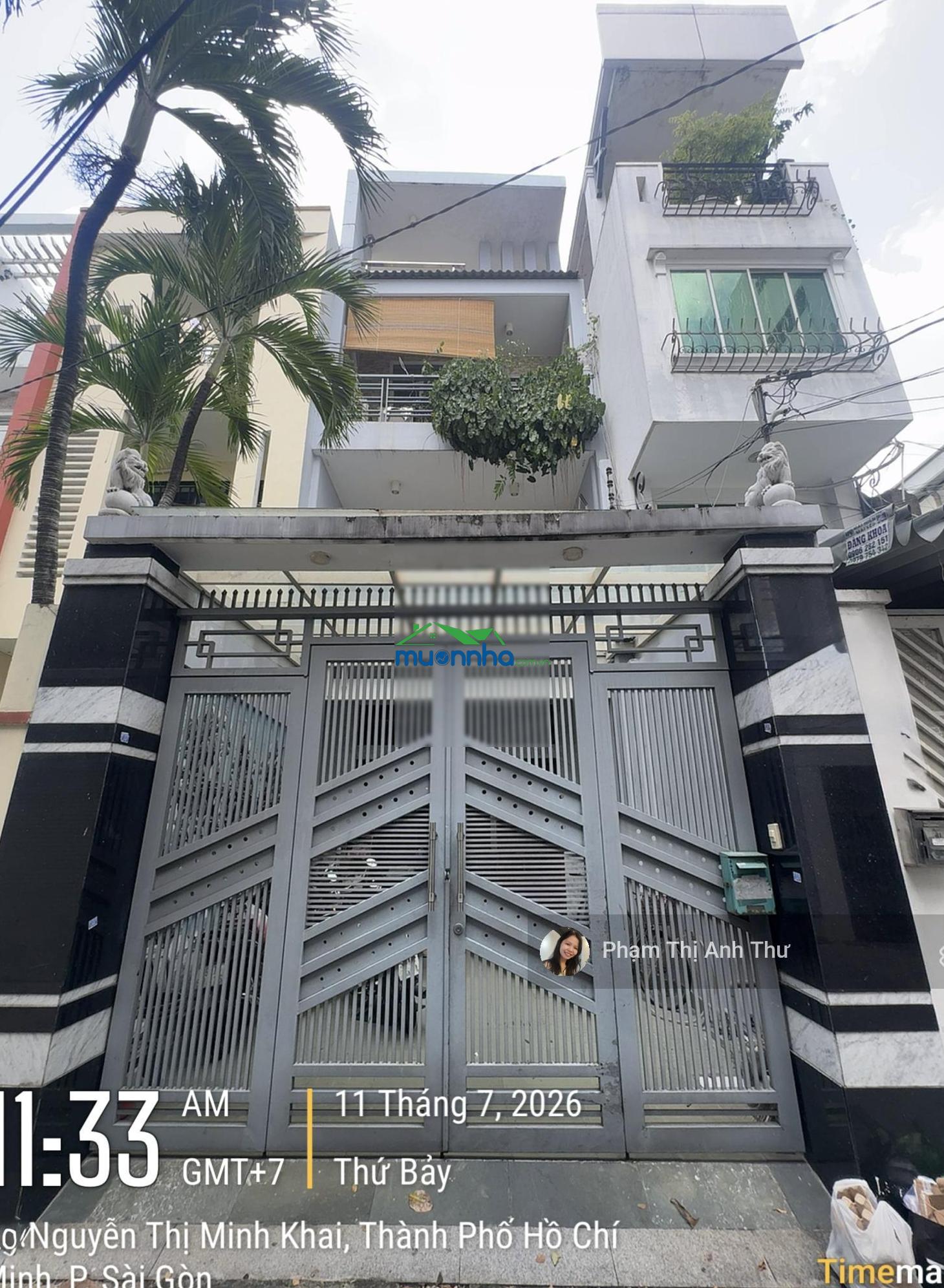 Bán nhà nguyễn thị minh khai gần thảo cầm viên, 4 tầng(4,4 x25,2m) 106.5m2. giá 27 tỷ tl 0906 871 ***