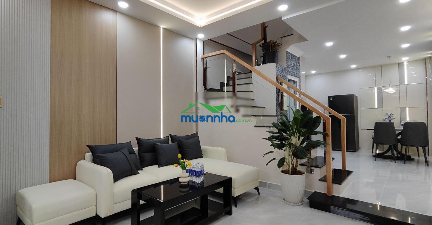 Nhà đẹp đối diện lotte mart nguyễn văn lượng, p17, gò vấp. dt 45m2 2tầng full nội thất. 5ty470 - 4