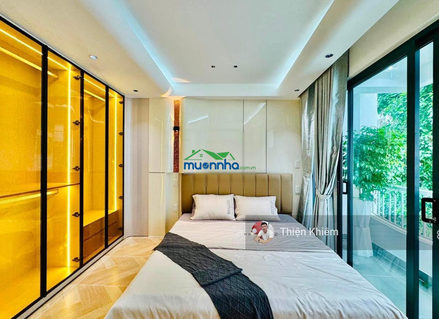 Nhà bán đường ô tô 5m gần mặt tiền đường quang trung - p10 - gò vấp - 5 lầu mới - 4
