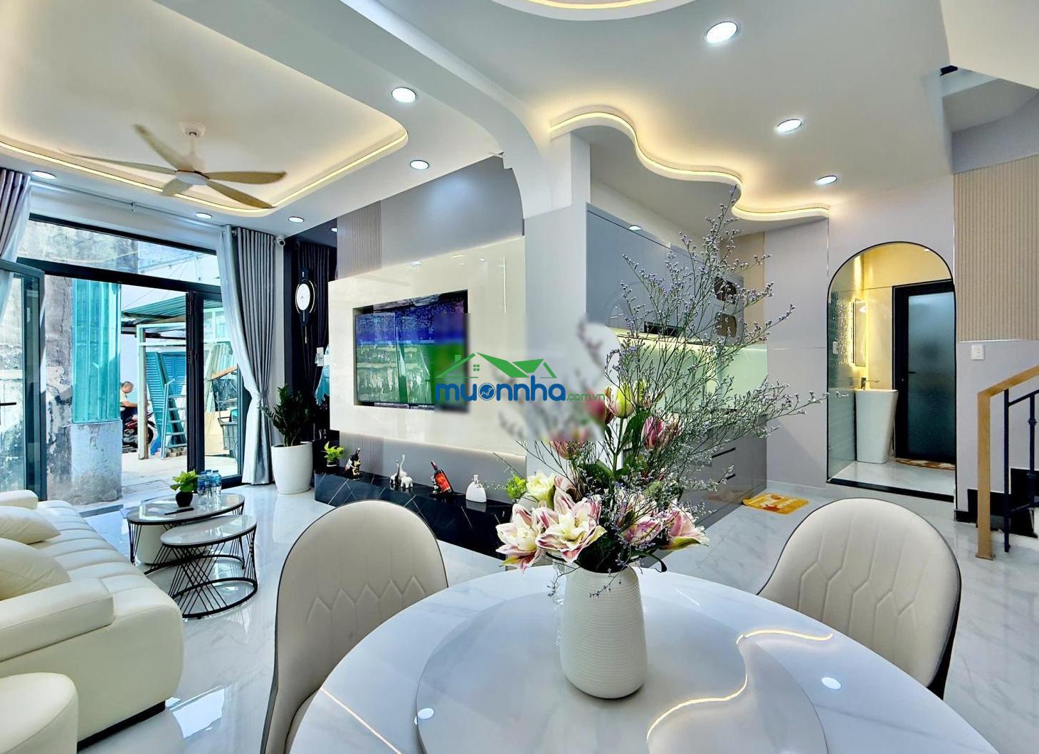 Bán nhà mới đẹp nguyễn thượng hiền p6 bình thạnh 52 mét - 4