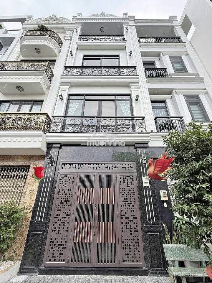 Bán nhà mt đường, 4x15m, 2 lầu, sân thượng, shr, giá 5,950 tỷ. qbt