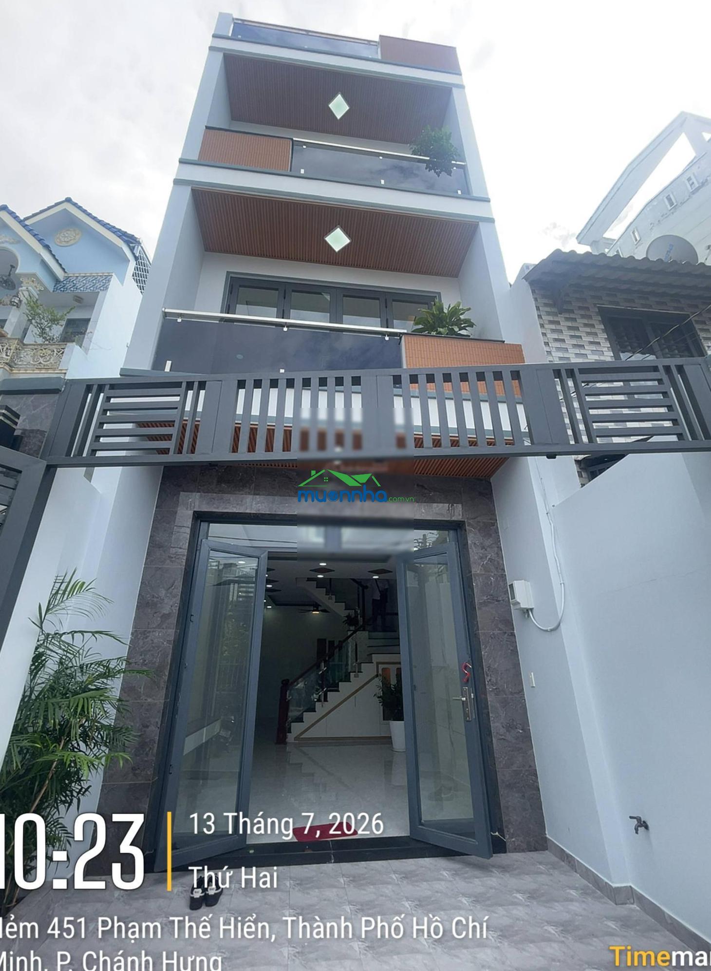 Bán nhà riêng 4pn, 4wc, 48m2 tại phạm thế hiển, p. 4, q. 8, tp. hcm, giá tốt, đẹp, nhiều tiện ích