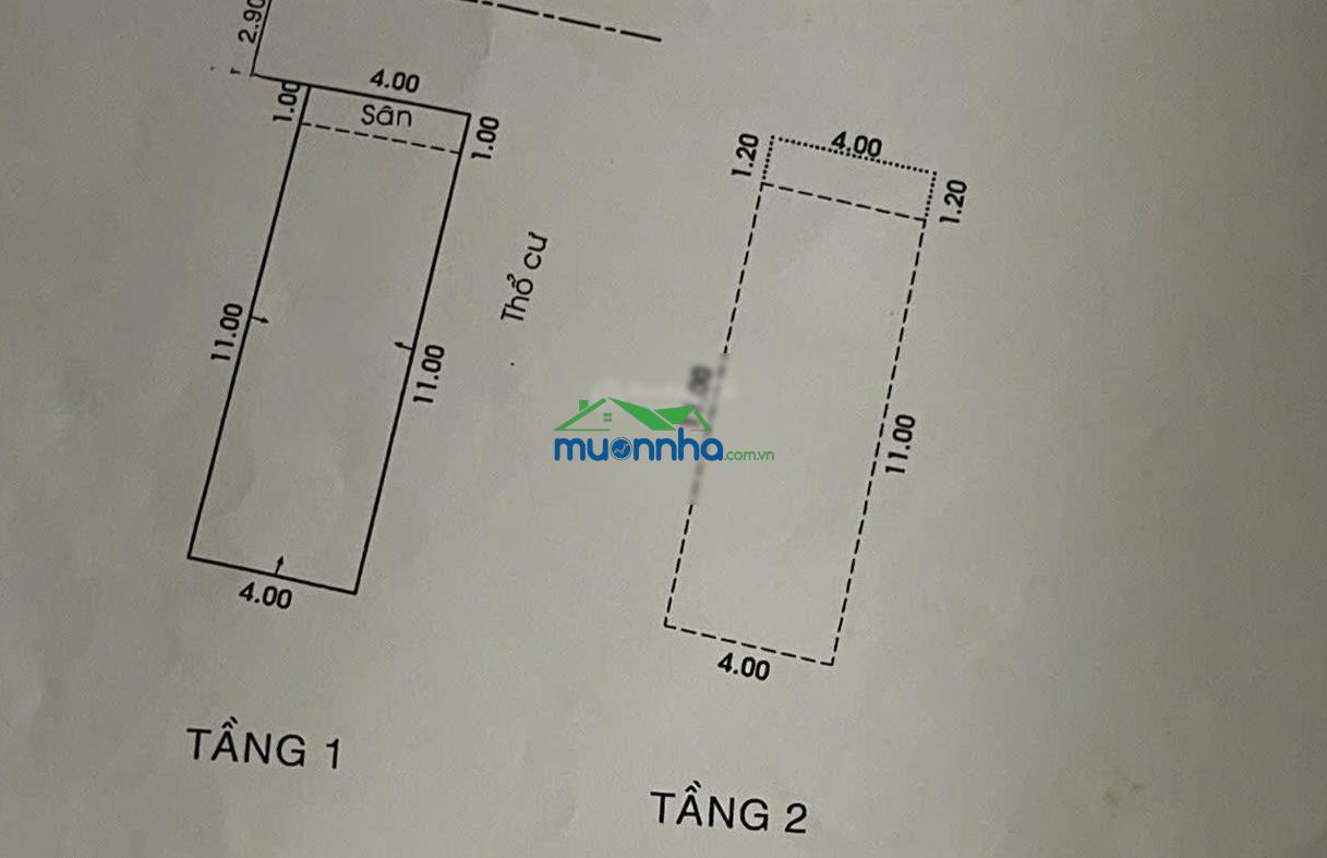 Bán nhà hẻm 6m thông hẻm 33 gò dầu dt 4m x 12m đúc 1 lầu 2pn, 2wc giá 7.5 tỷ chính chủ - 4